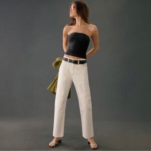 Agolde Cooper Cargo Jeans in Milkshake